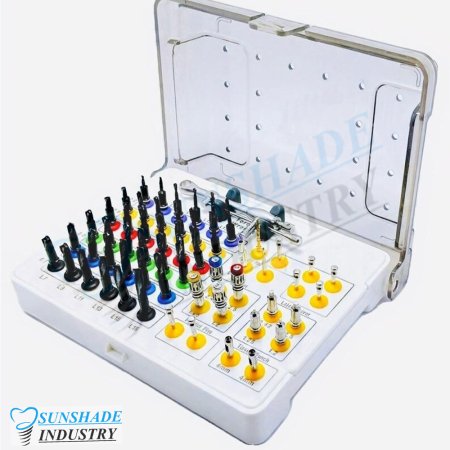 55 Pcs Fully Guided Drills Set Universal Dental Implant Guide & Positioning Kit